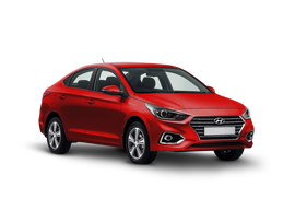 Hyundai Solaris Цвет: Fiery Red