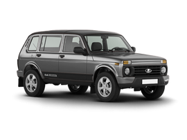 Lada Urban 5 дв. Цвет: Серебристо-темно-серый Борнео