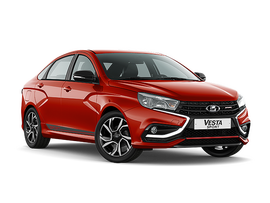 Lada Vesta Sport Цвет: Красный "Сердолик"