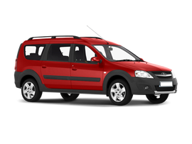 Lada Largus Cross 5 мест Цвет: Красный Огненно-красный