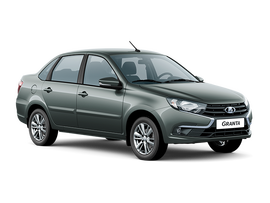 Lada Новая Granta Цвет: Серебристо-темно-серый "Борнео"