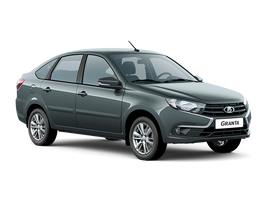 Lada Новая Granta лифтбек Цвет: Серебристо-темно-серый