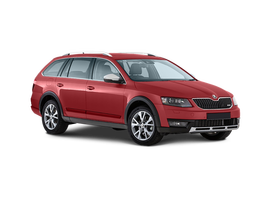 Skoda Octavia Scout Цвет: Красный Velvet металлик