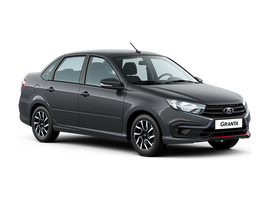 Lada Granta Drive Active Цвет: Серебристо-темно-серый "Борнео"